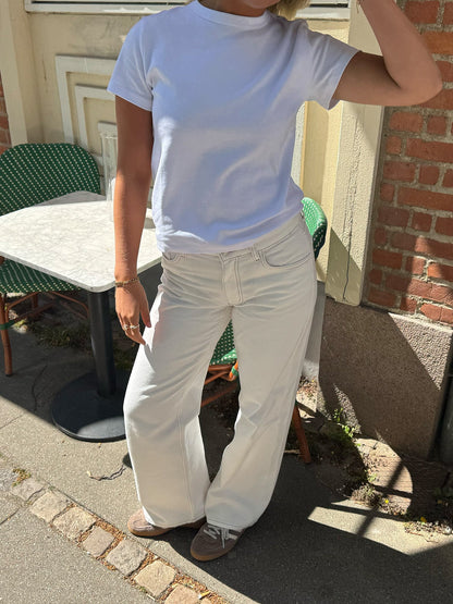 Emma Loose Fit Denim Jeans - White